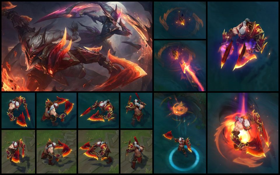 【英雄联盟】新皮肤屠龙勇士系列奥拉夫新皮肤演示!