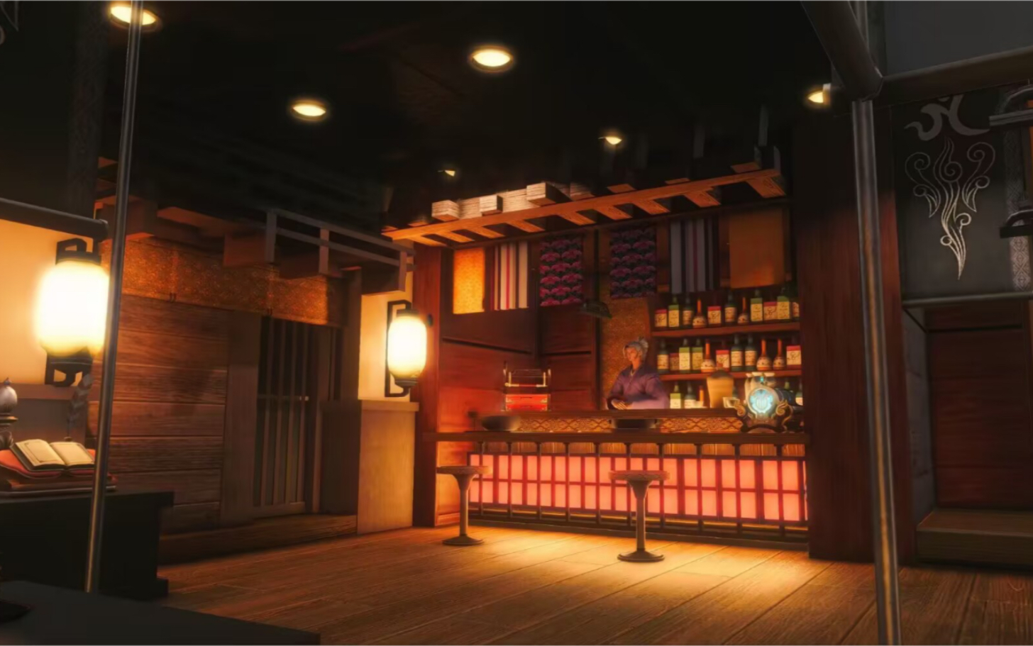 【ff14装修】s房 | 居酒屋 | 深夜里的日式酒馆