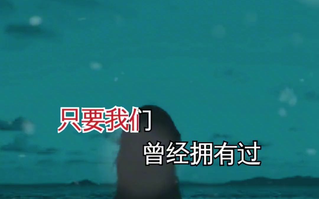 只要我们曾经拥有过