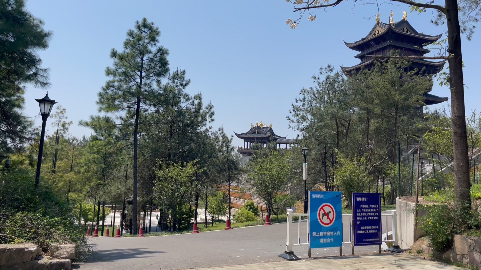 义乌鸡鸣山风景区图片