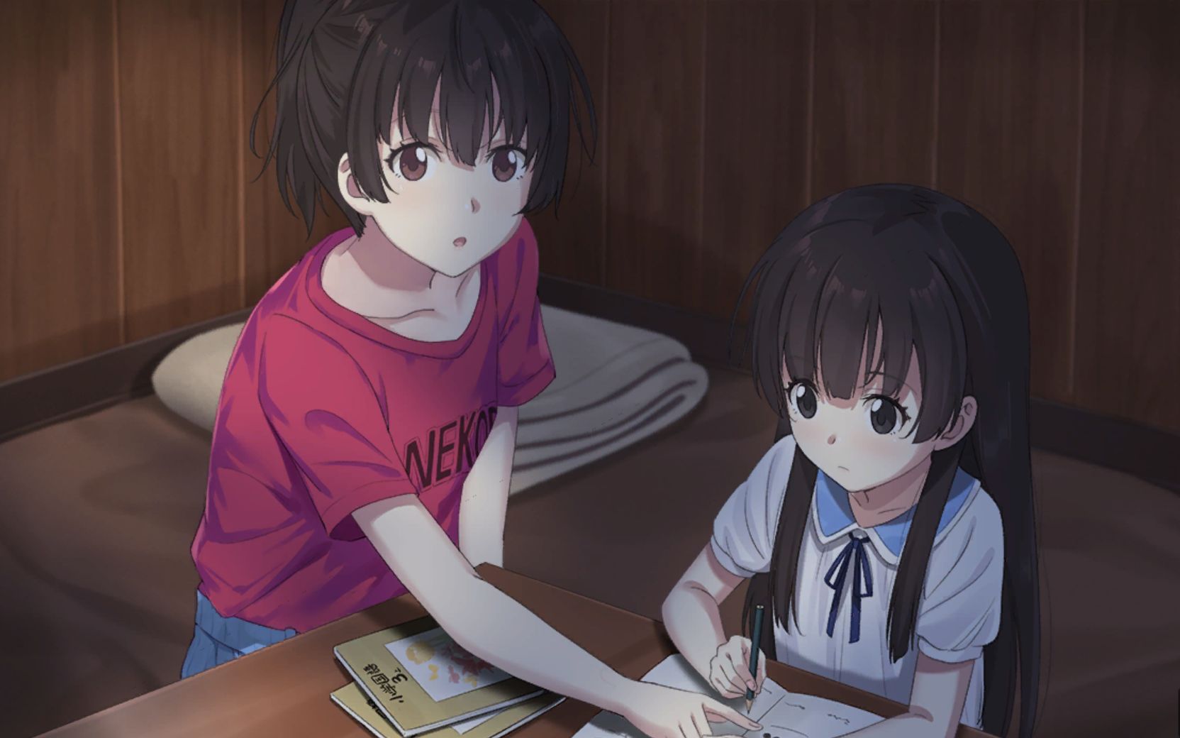 同居的第一晚开始了泡沫冬景04