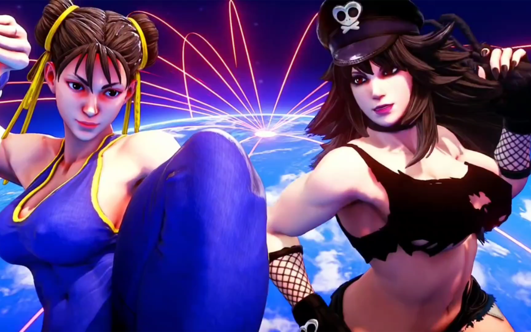 街霸5 :清新少女春丽 vs美女御姐毒药