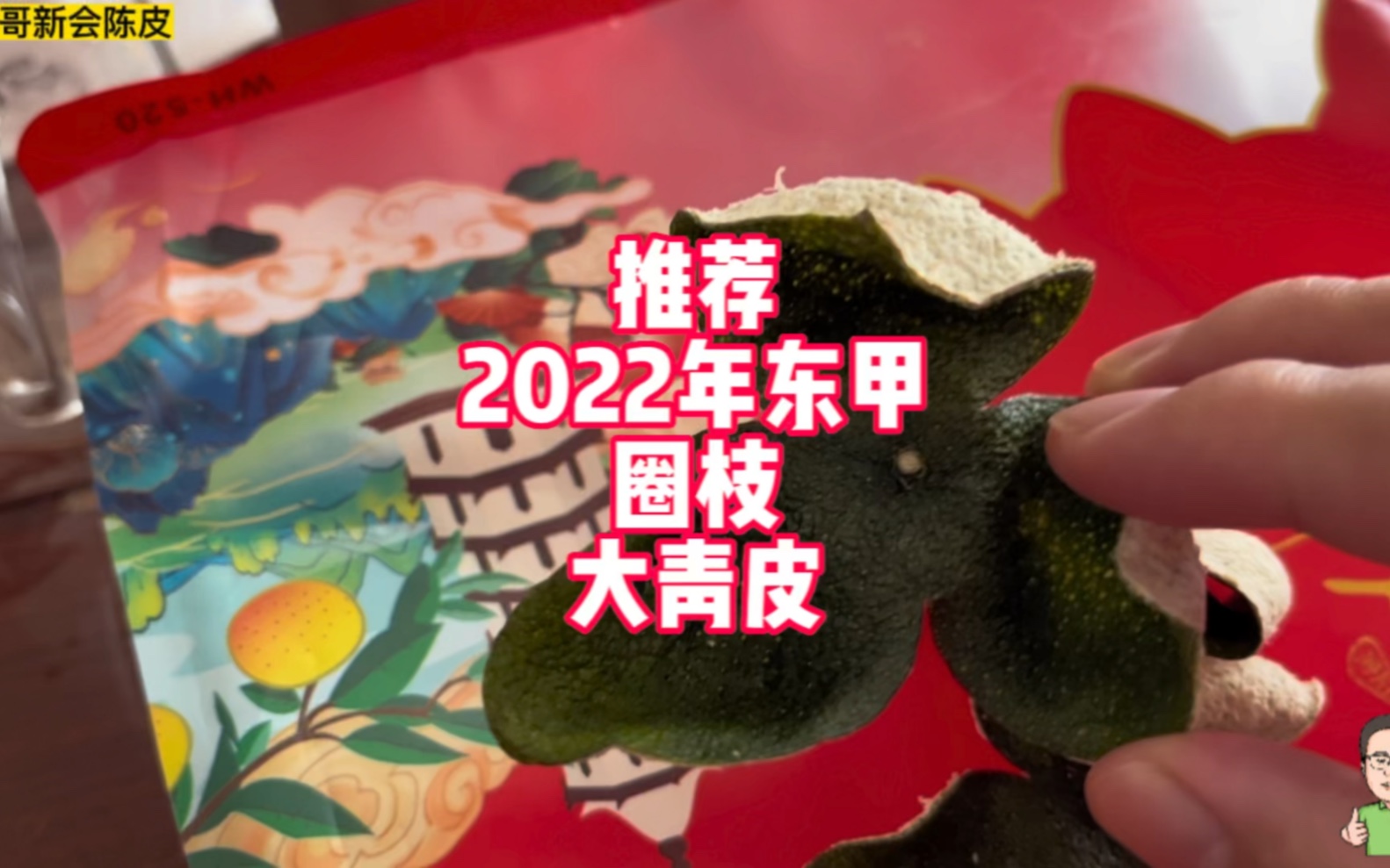 推荐2022年东甲圈枝大青皮,浓香扑鼻的果香味,皮薄油包丰富哔哩哔哩bilibili