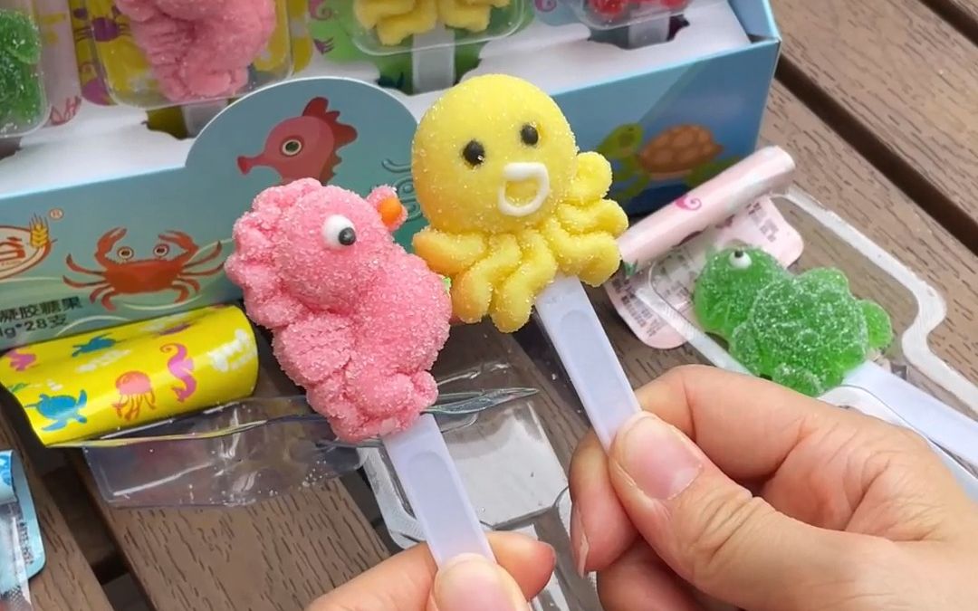 海洋世界软糖!入口甜而不腻,不粘牙