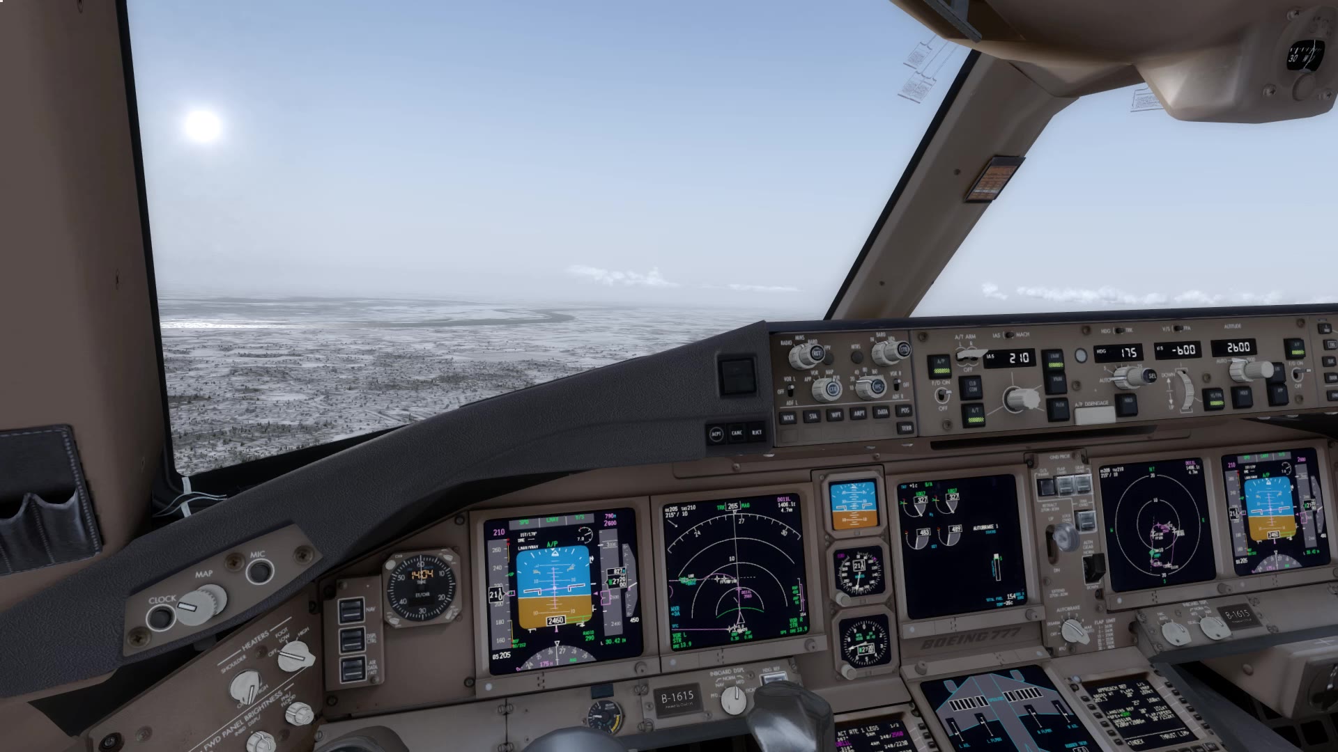 【p3d】模拟飞行驾驶舱视角 落地视频合集1