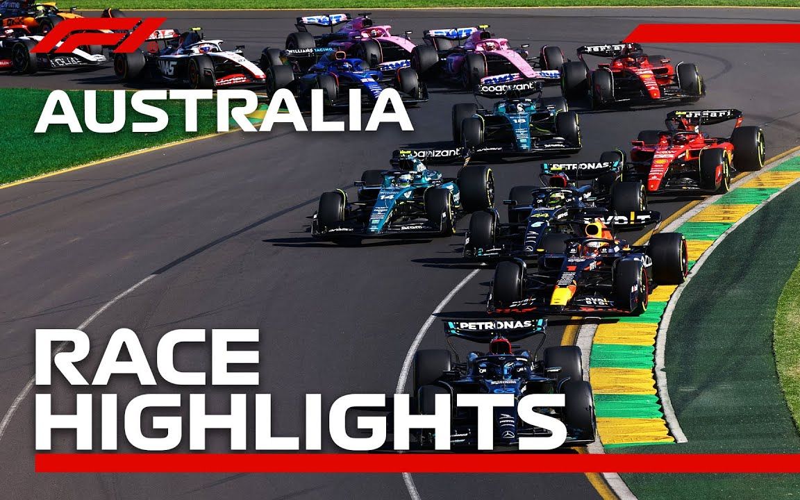 【f1】墨尔本大奖赛官方正赛集锦|race highlights | 2023 australian