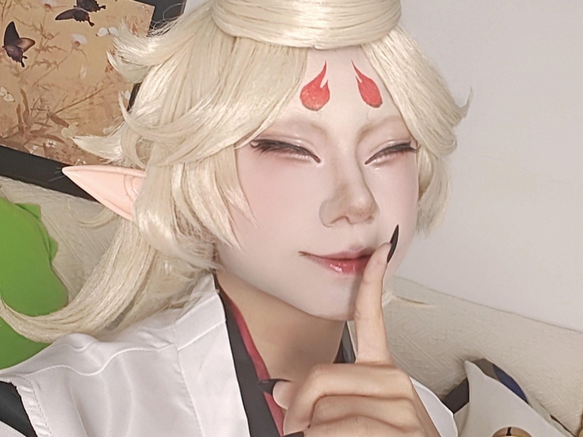 【阴阳师cos】星熊童子试妆小花絮(ooc警告