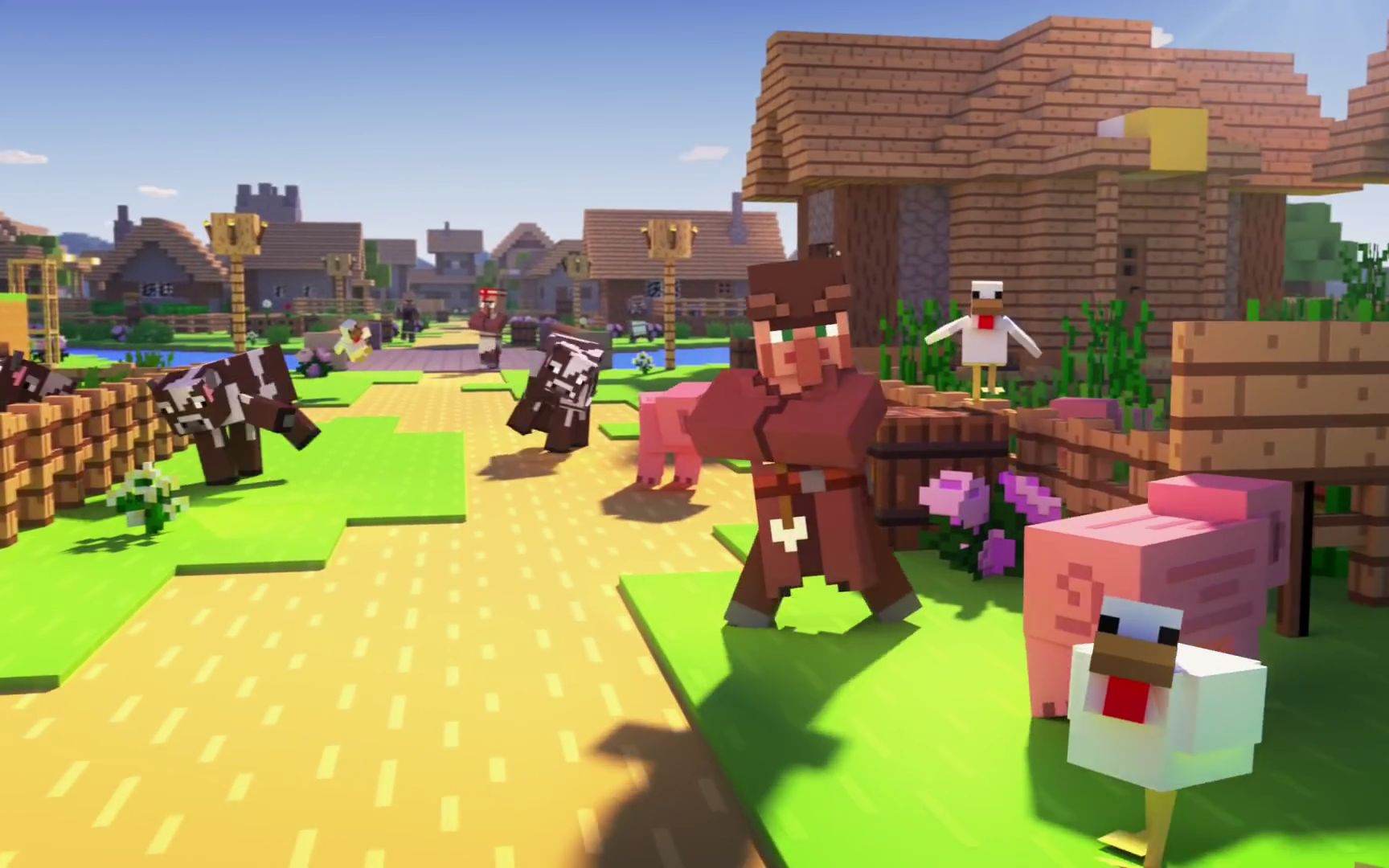 我的世界minecraft官方宣传片:village & pillage: official trailer