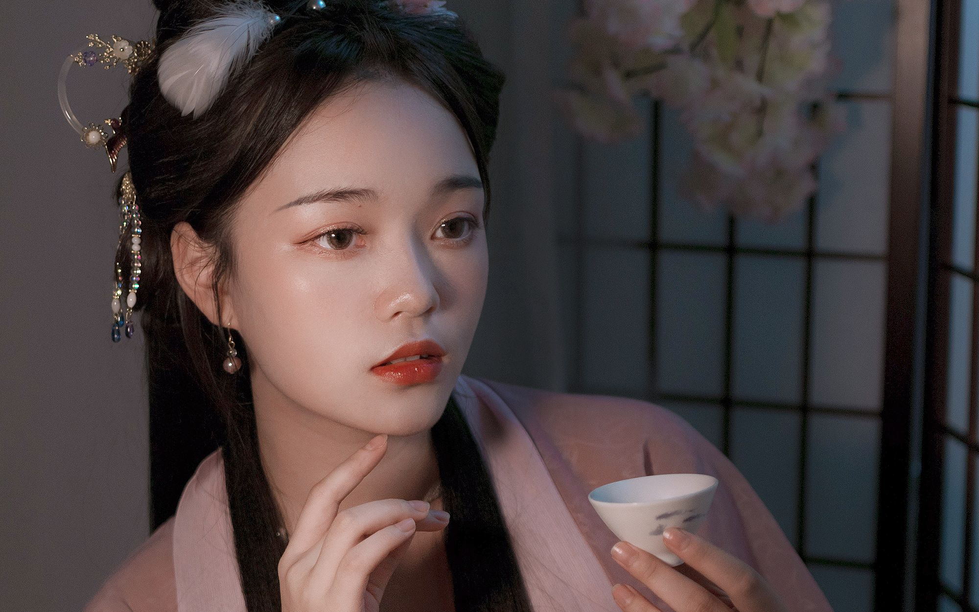 温婉宋制汉服发型分享,学不会算我输_哔哩哔哩 (゜-゜)つロ 干杯