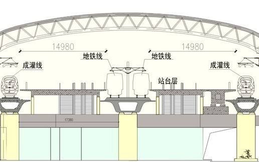 地铁折返线示意图图片