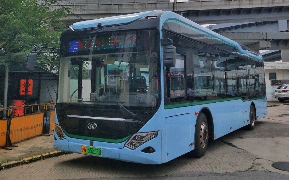 上海公交新車速遞巴士三公司91路樣車sxc6112gbev1w1e0001