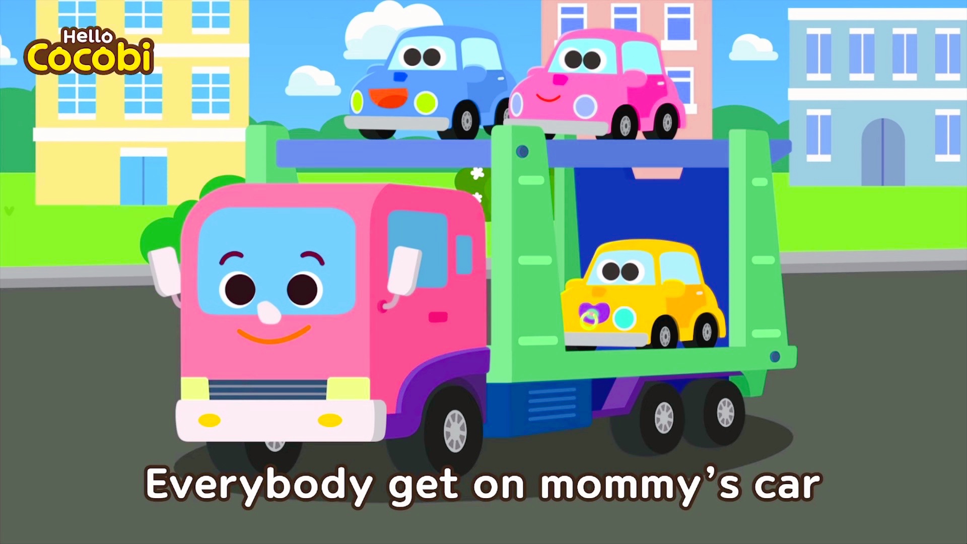 宝宝小汽车儿童早教英文歌英语启蒙汽车动画baby car song 07 car