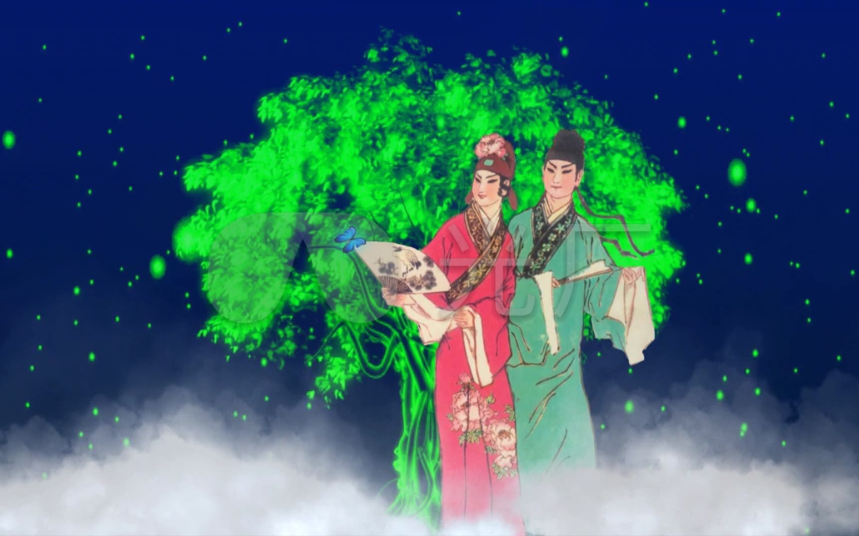 江西鄱阳赣剧团名家胡瑞华,吴寅生的经典赣剧《梁祝姻缘61书馆夜读