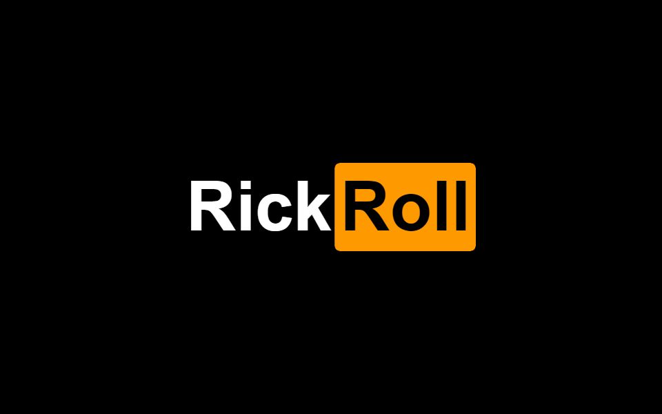 不对劲的rickroll