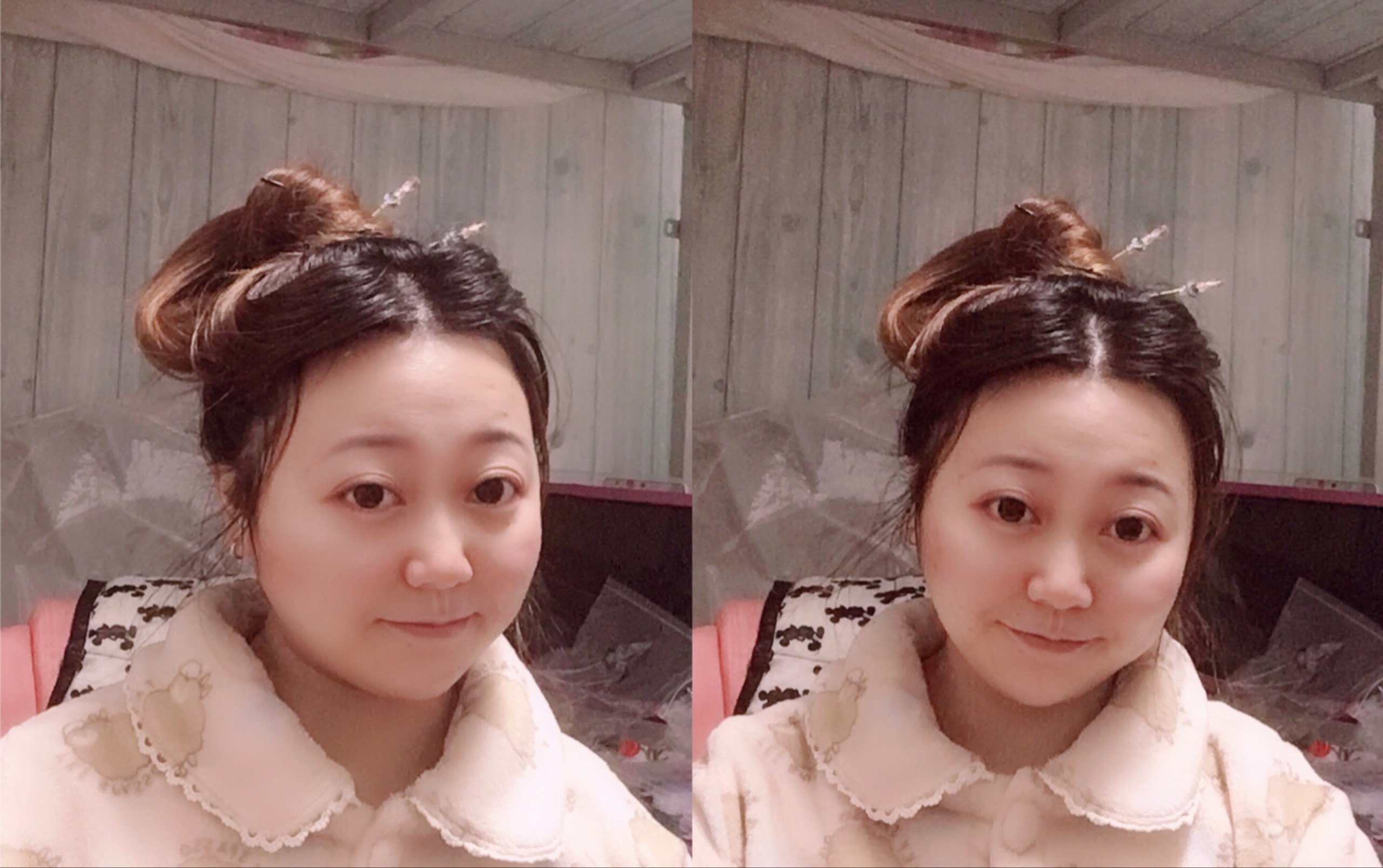 [胖仙女]不用假发包,超超超级简单的快速唐风出门汉服发型教程!