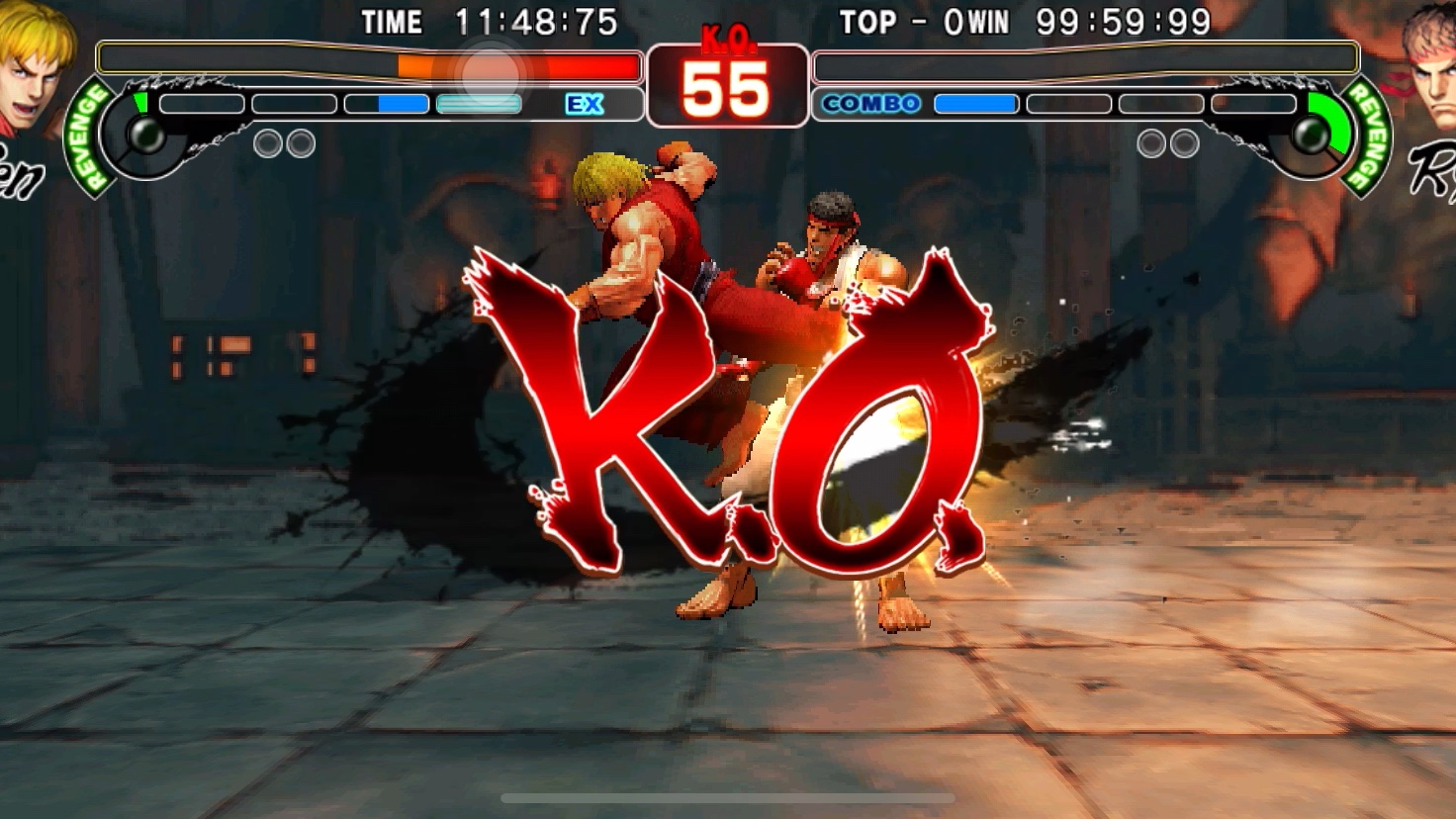 活动  街霸4 肯vs隆 ios版