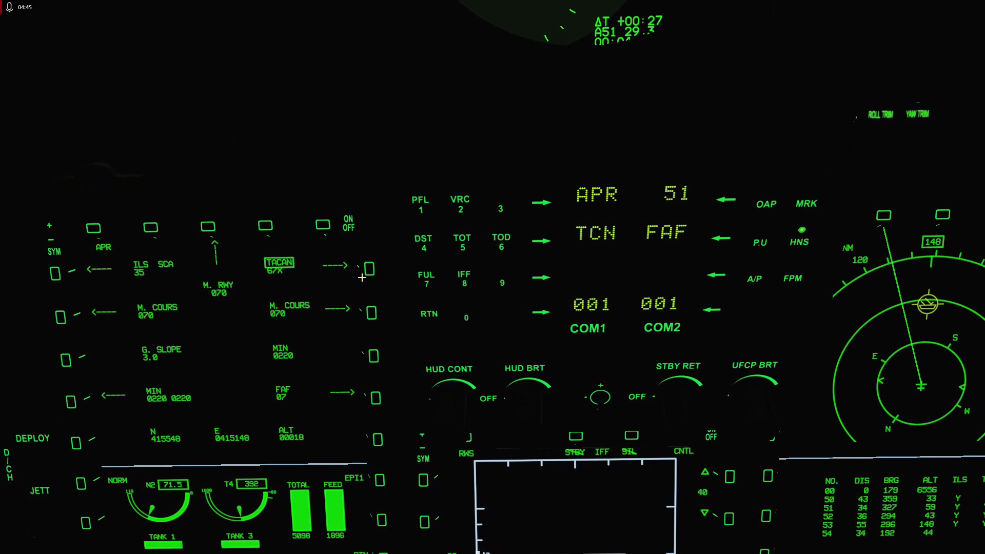 枭龙 jf-17 中文飞行教程 - 08: app模式导航与仪表降落 | dcs world