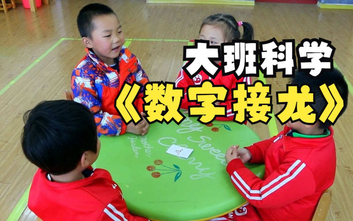 幼儿园优质微课:大班科学《数字接龙》哔哩哔哩bilibili