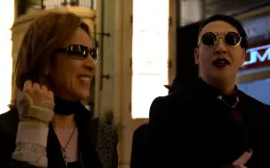 Download Video: 【中字】林佳树告诉我你跟曼森清白吗？We Are X Hollywood Premiere yoshiki / manson cut