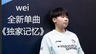 百万填词，IG打野WEI全新单曲《独家记忆》