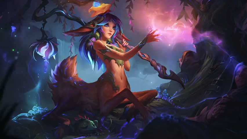 69莉莉娅英雄联盟动态原画_壁纸