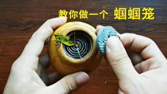 纯手工制作一个“蝈蝈笼”，看似简单，原来每块用料都是学问！