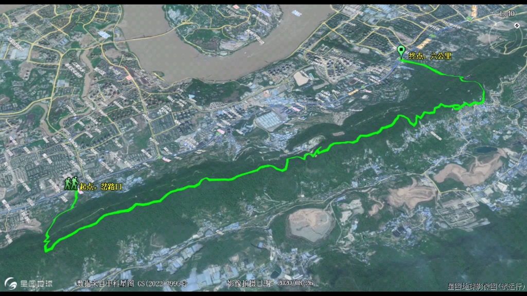 [图]重庆经典徒步线路 17：岔路口-山脊线-围墙线路-渝能国际