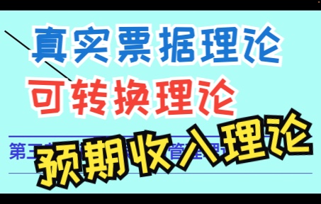 真实票据,可转换与预期收入理论商业银行的资产管理理论哔哩哔哩bilibili