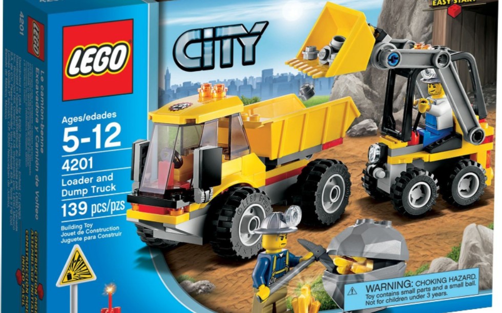 乐高 城市 4201 装载机和翻斗车 速组评测_哔哩哔哩 (゜-゜)つロ 干杯