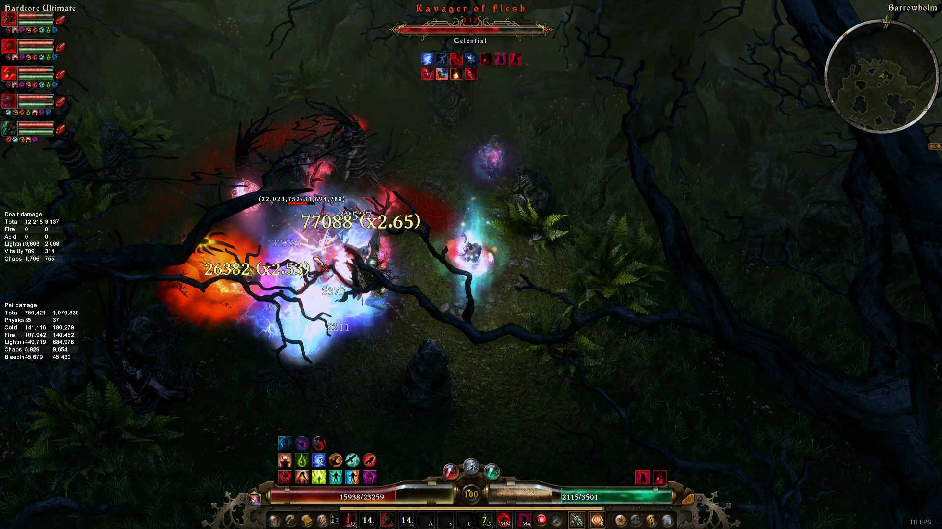 恐怖黎明 v1.2.1 hc lightning pets conjurer @oni das alagoas