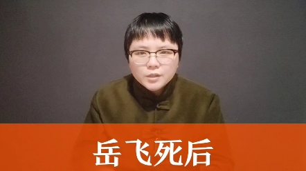 岳飞死后,南宋为何又给他平反?哔哩哔哩bilibili