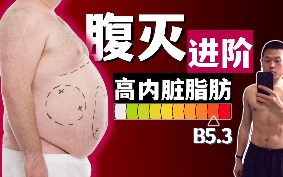 [图]腹灭强化|14天腰腹赘肉清除【腹部脂肪+高内脏脂肪】大肚腩进阶跟练|男女通用|大体重友好