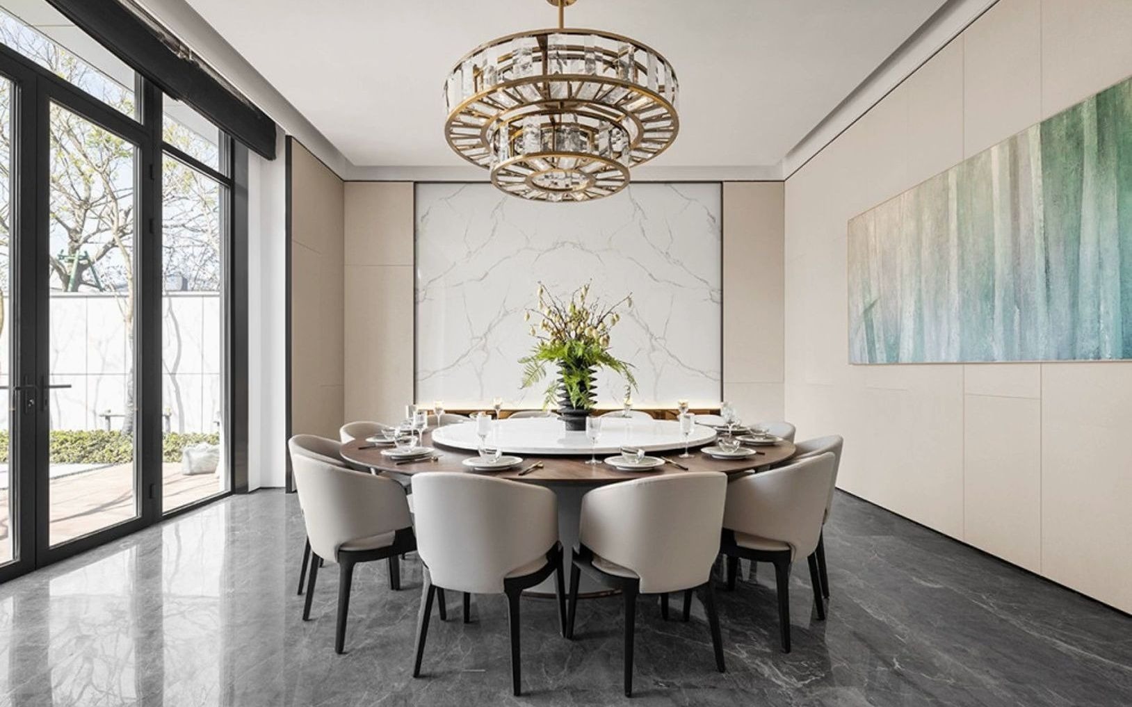 茶室软装设计搭配 #售楼处案例 长兴城投蓝城.