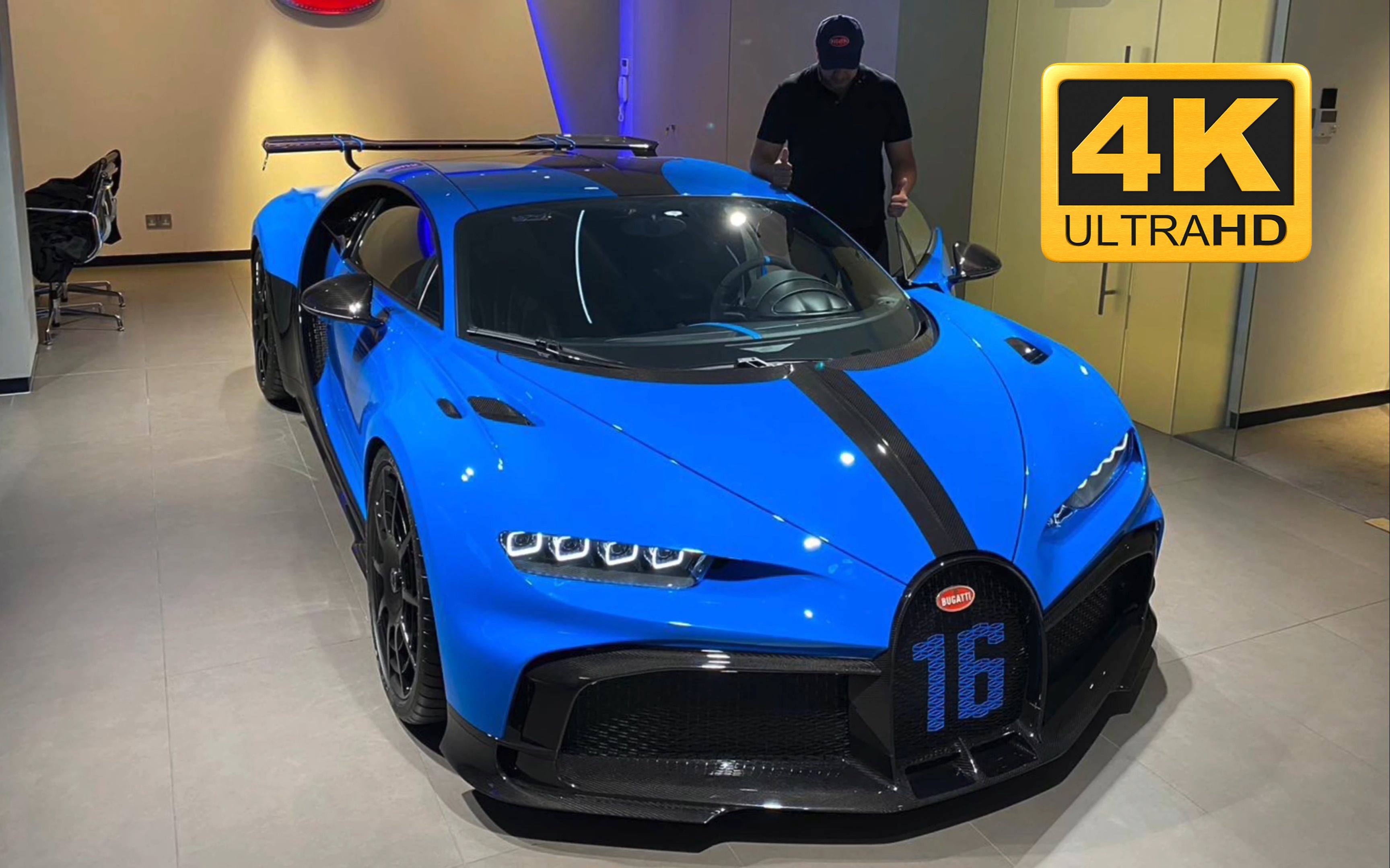 【4k超跑】2020款 布加迪 chiron pur sport_哔哩哔哩_bilibili