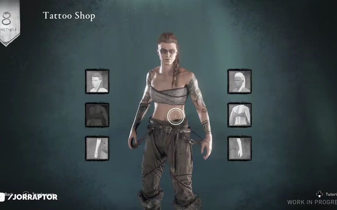 刺客信条英灵殿自定义纹身系统打造精神小伙社会老妹儿