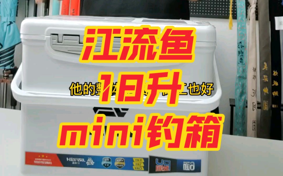 江流鱼mini钓箱开箱,可当钓箱 鱼箱 野营冷藏箱.哔哩哔哩bilibili