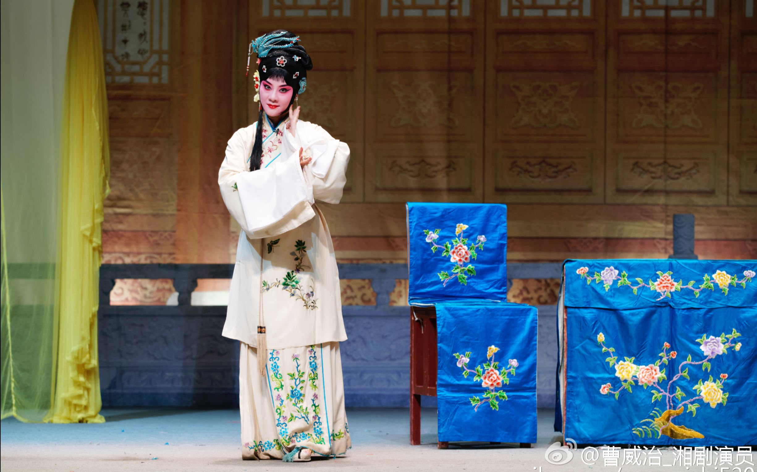 湘剧高腔-《拜月记-【太师引-夜已深,蟾光淡】》-曹威治