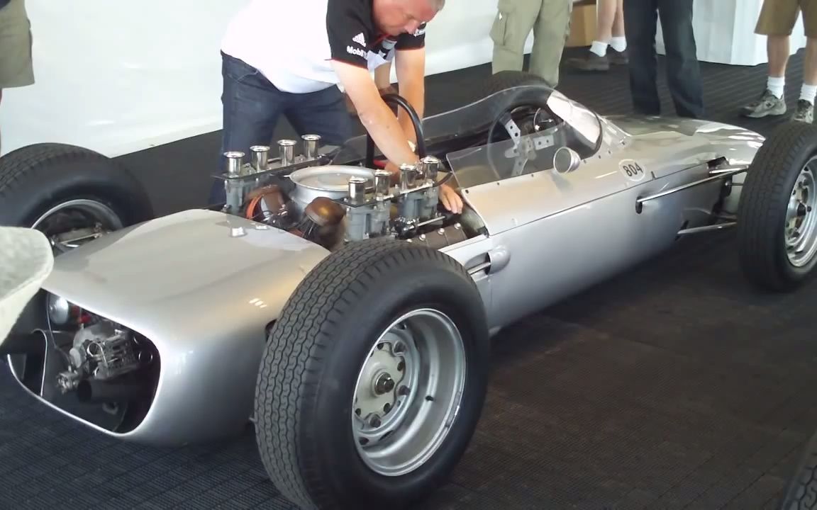 来自60年前的f1声浪保时捷804怠速声浪展示