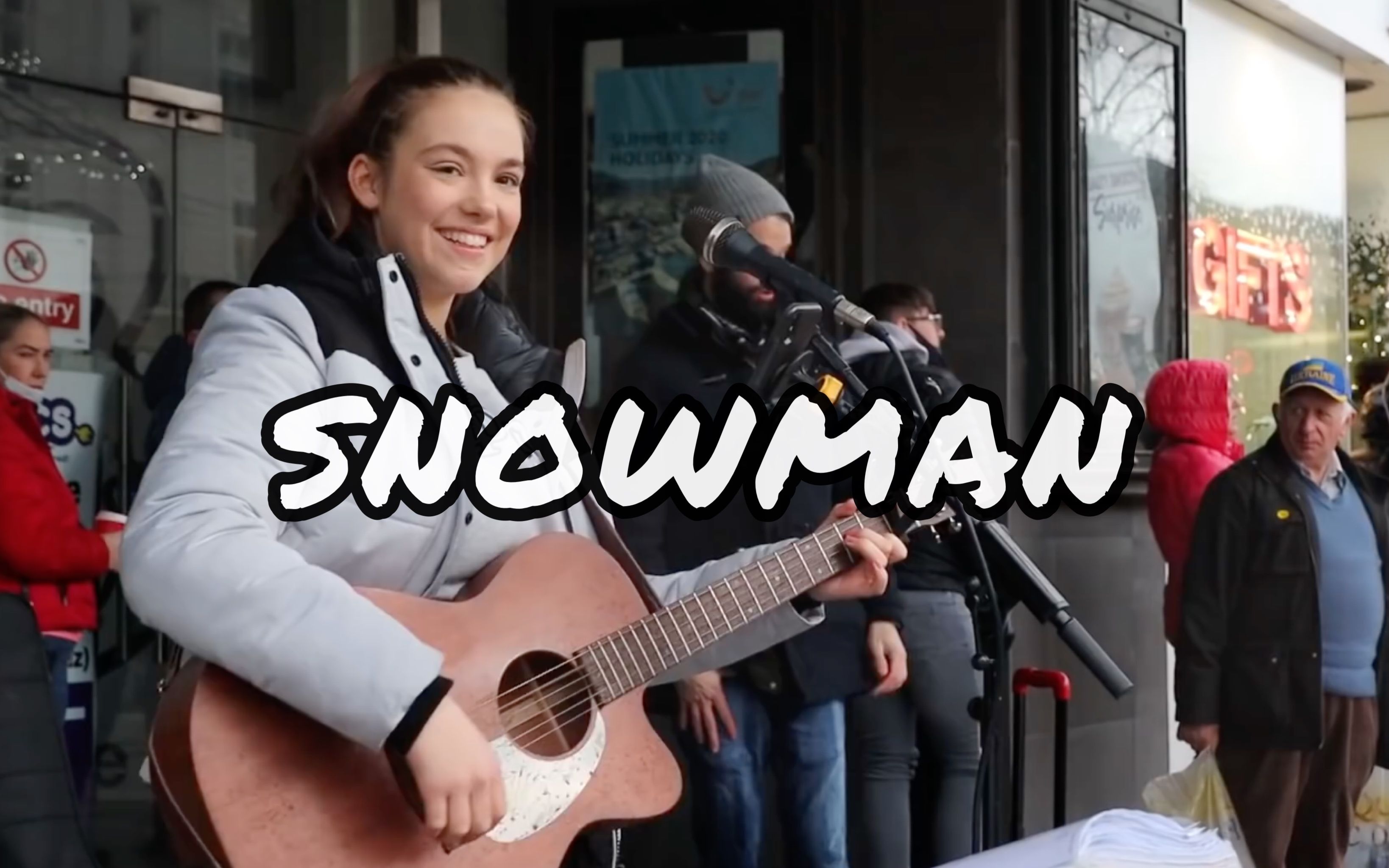 【艾莉alliesherlock】我们周末又来爱尔兰街头驻唱啦sia《snowman》