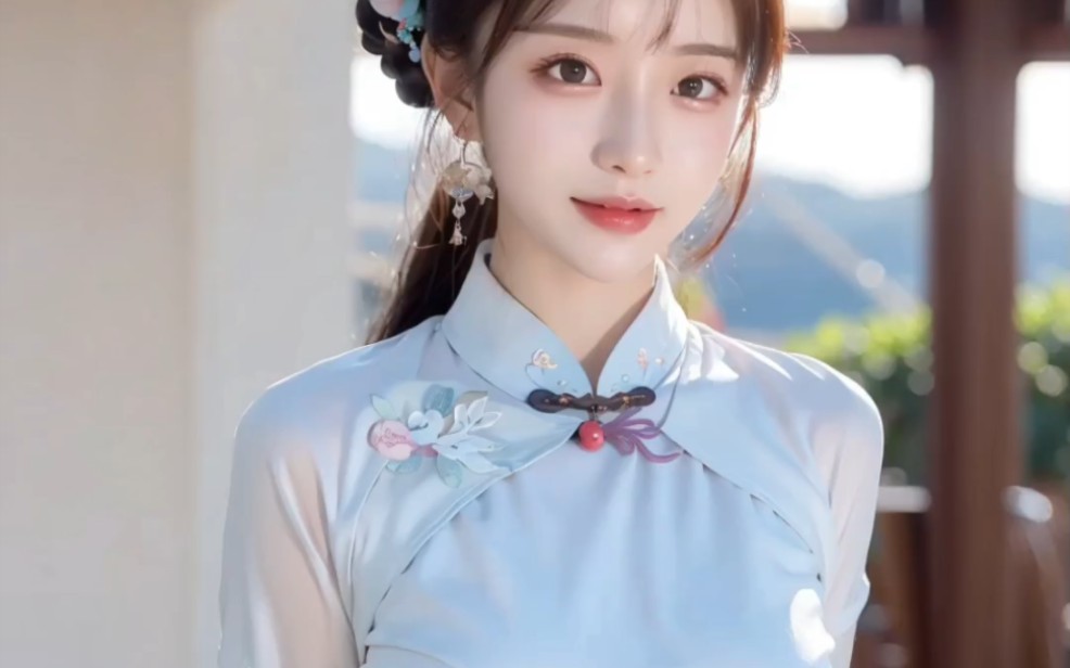 江南旗袍美女