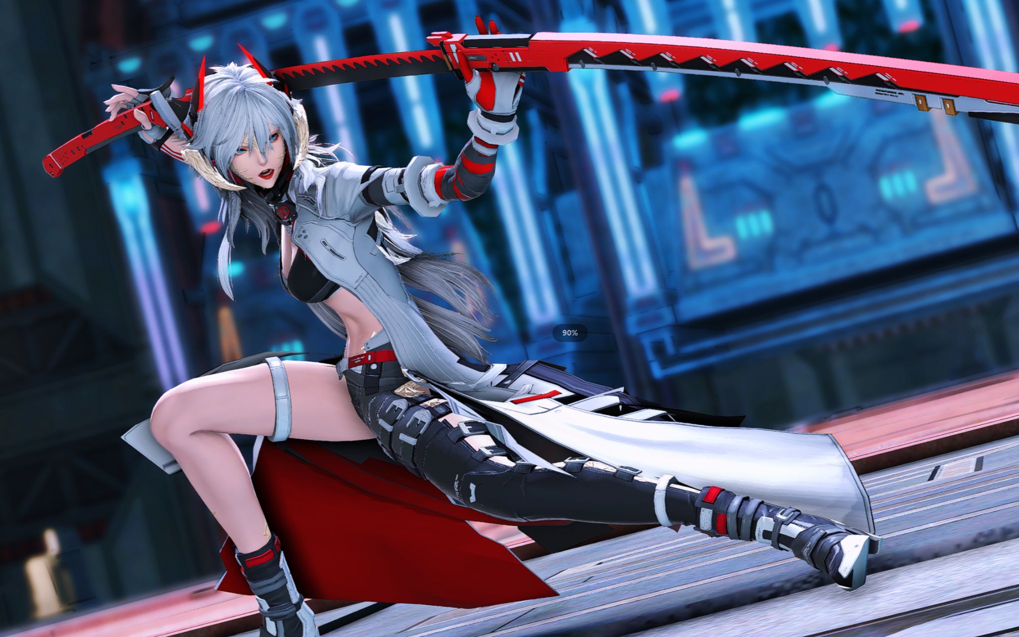 【ff14】战双 深红囚影服装mod