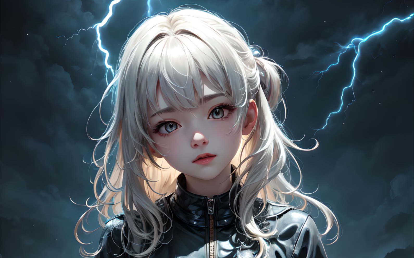 动漫美女,雷电美少女