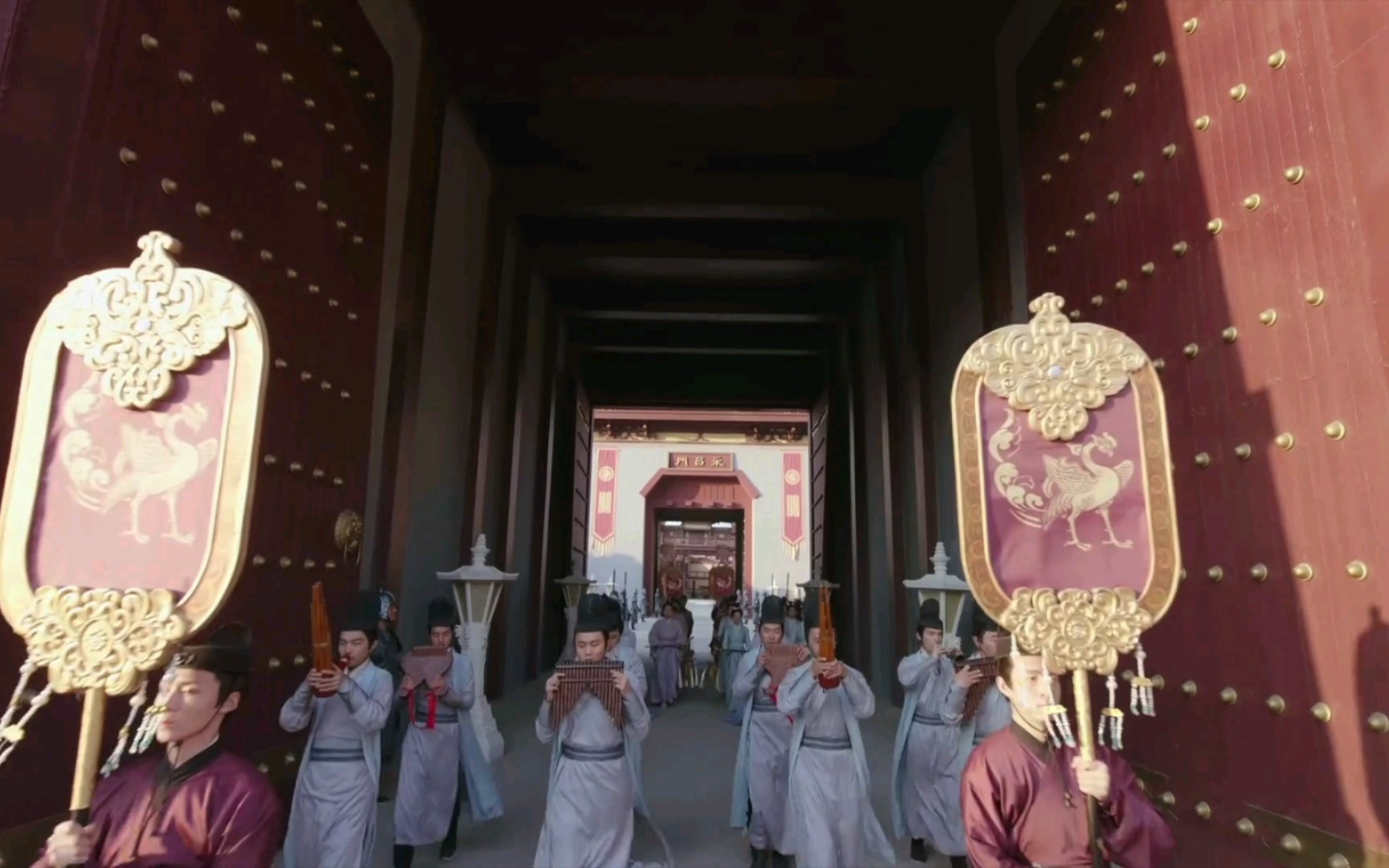 古风 仙侠空境(七)皇帝下楼梯 左右两侧女子走来 行