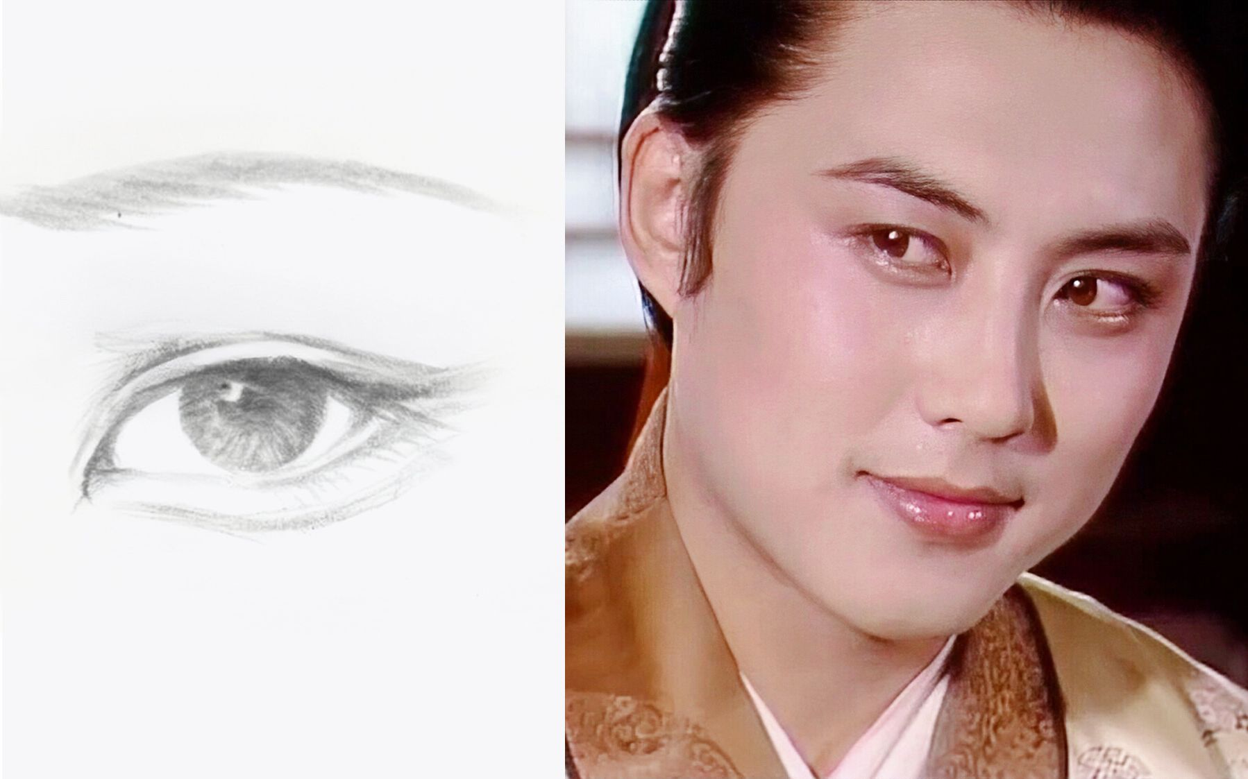 【桃花眼】眼睛没点含情脉脉的风流劲儿,还真不好意思说是桃花眼!