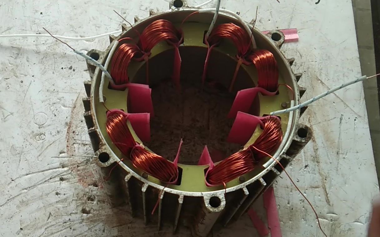 活动作品吴大哥制作永磁手摇发电机2下线详细过程