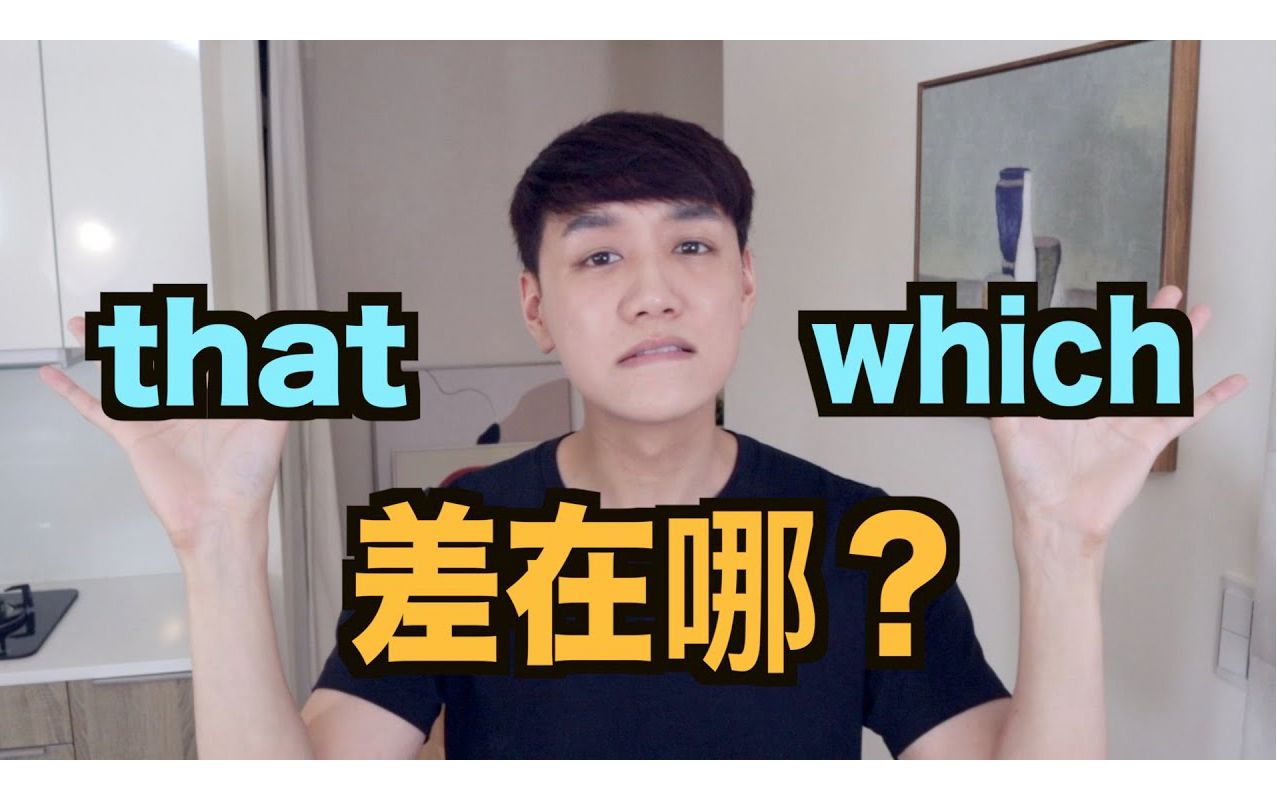 that 跟 which 用法差在哪?来用5分钟搞懂!(关系子句)哔哩哔哩bilibili