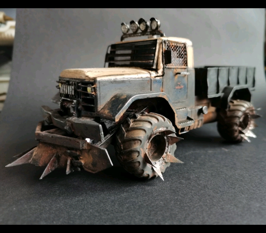 六元小车改造废土风重卡,一辆车的前生今世_哔哩哔哩_bilibili