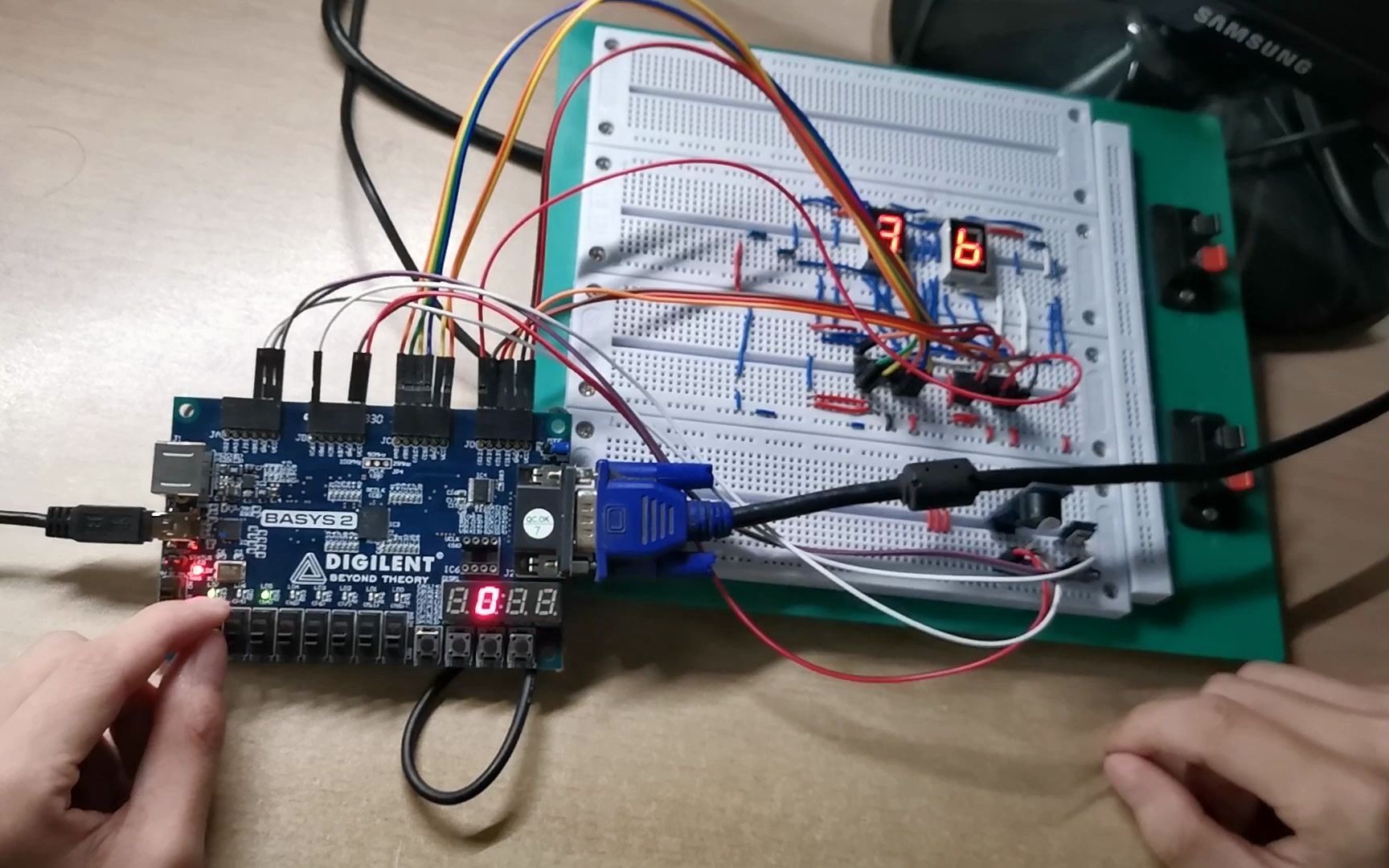 電子課設設計|fpga|基於basys2的電子時鐘設計