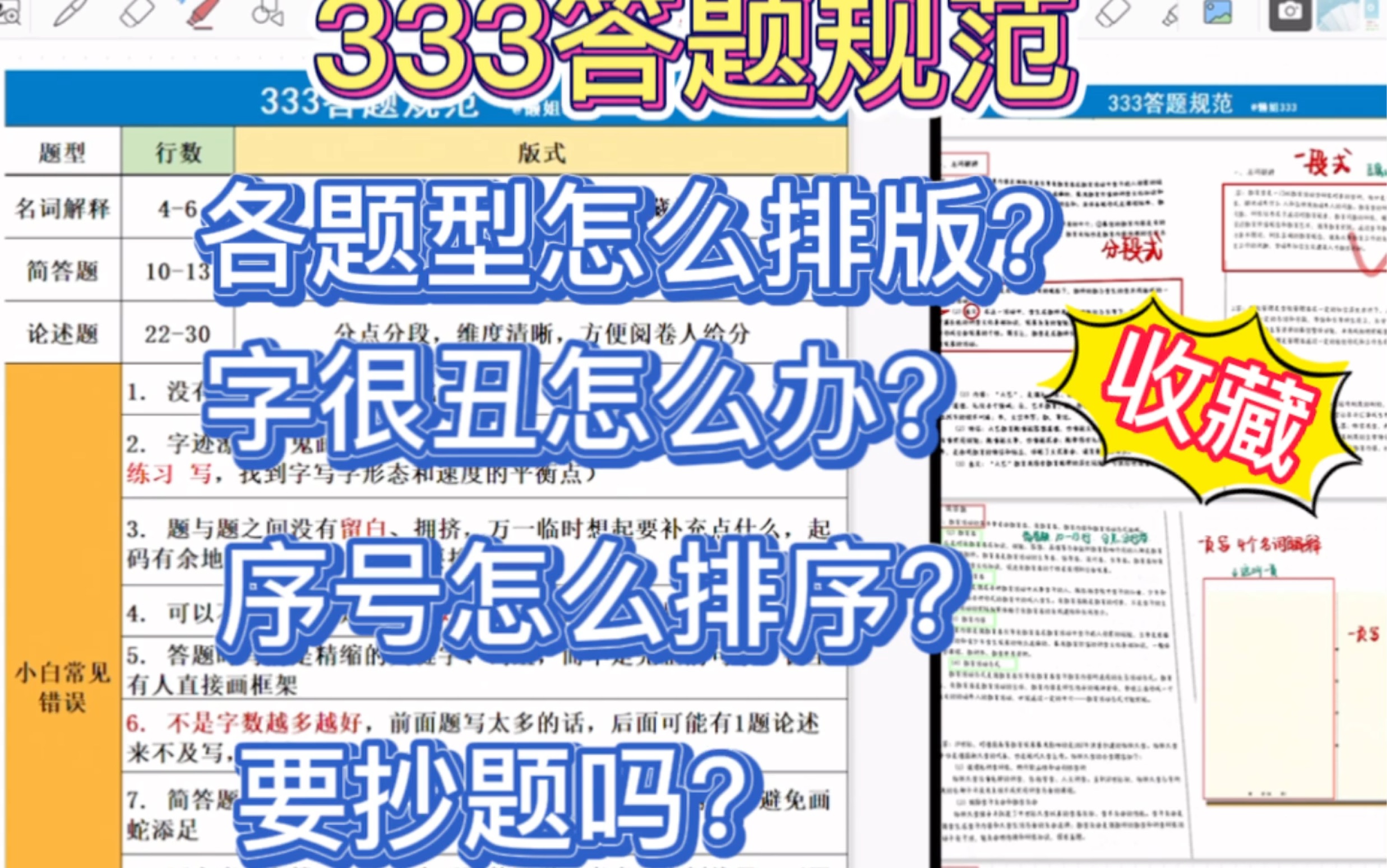 333答题规范 | 实用干货#考研 #教育综合333哔哩哔哩bilibili