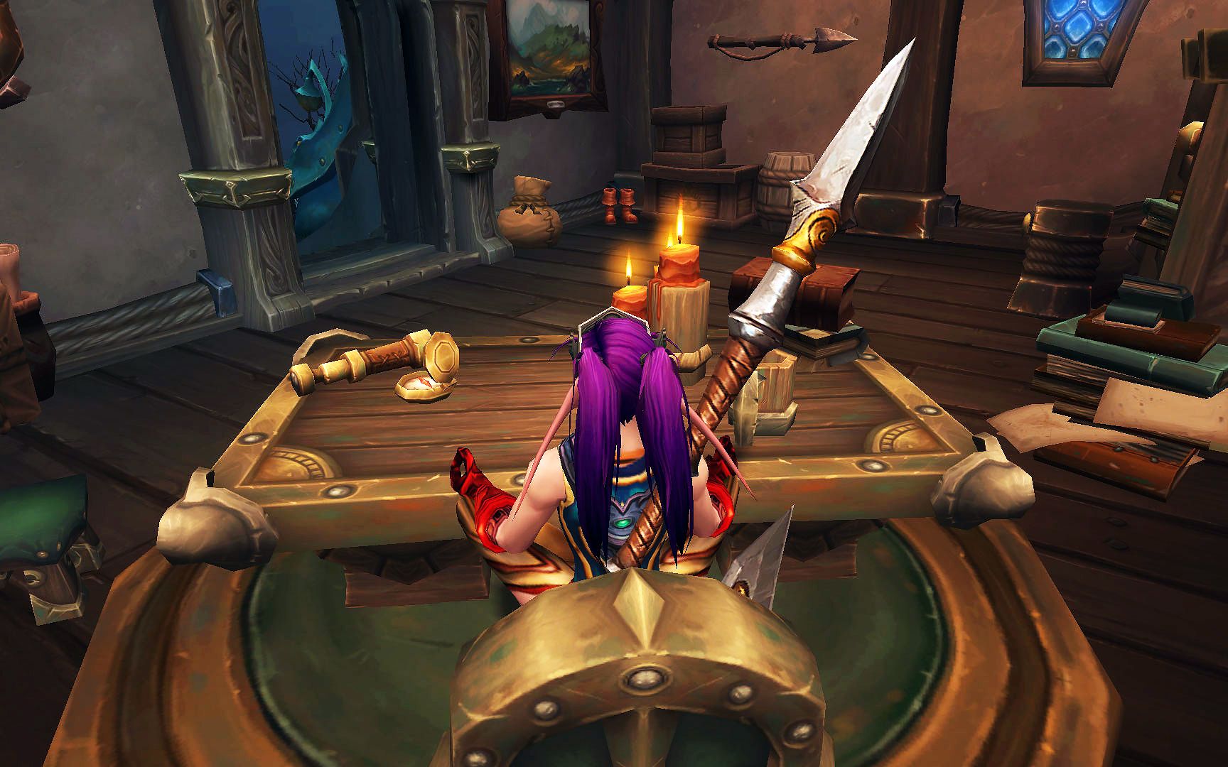 【wow战场日记】武器战乱披风刀法!